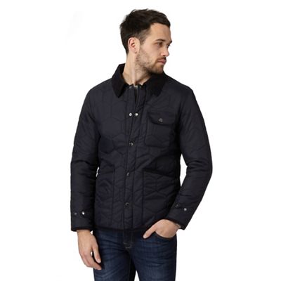 Navy Quilted Jacket (0mths-2yrs)